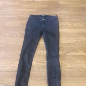 dstld jeans midrise skinny 24x28 black
